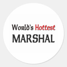El mariscal más caliente de los mundos etiqueta redonda