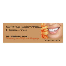 el márketing del bot, SHAW dental cura… Tarjeta De Visita