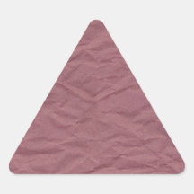 El marrón arrugó la textura de papel calcomania trianguladas personalizadas