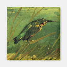 El martín pescador, Vincent van Gogh Imán De Frigorifico