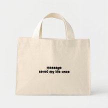 El masaje ahorró mi vida una vez bolsas de mano