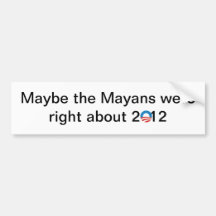 El Mayans correcto Pegatina De Parachoque