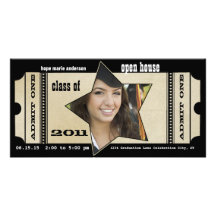 El mayor de Playbill representa la invitación de l Tarjetas Fotográficas Personalizadas