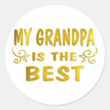 El mejor abuelo etiqueta