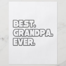 El mejor abuelo nunca tarjeton
