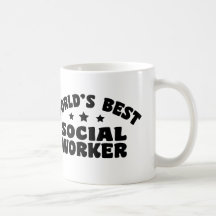 El mejor asistente social del mundo taza de café