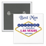 El mejor botón del hombre de Las Vegas Pins
