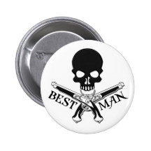 El mejor botón del hombre del pirata pins