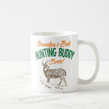 El mejor compinche de la caza del abuelo nunca taza