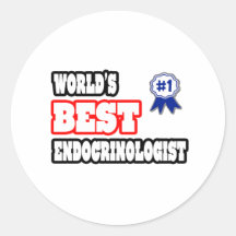 El mejor endocrinólogo del mundo pegatina