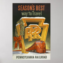 El mejor ferrocarril de Pennsylvania de la estació Poster