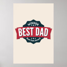 El mejor ganador del premio del papá impresiones