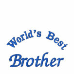 El mejor hermano de World'd, camisa bordada Camiseta Polo
