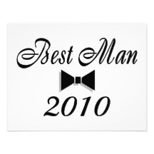 El mejor hombre 2010 (Bowtie) Invitación