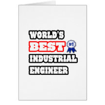 El mejor ingeniero industrial del mundo tarjeta