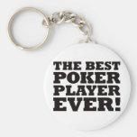 El mejor jugador de póker nunca llaveros personalizados
