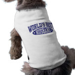 El mejor marido del mundo camiseta de perrito