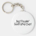 El mejor padre de dios de Freakin nunca Llavero Personalizado