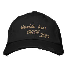 ¡El mejor PAPÁ de los mundos!! Gorra De Beisbol