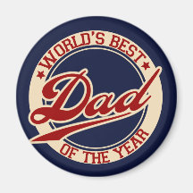 El mejor papá del mundo iman de frigorífico