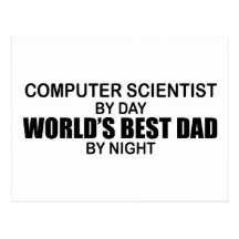 El mejor papá del mundo - informático tarjetas postales