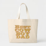 EL MEJOR PAPÁ DEL VAQUERO BOLSA DE MANO