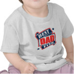 El mejor papá nunca camisetas