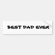 El mejor papá pegatina de parachoque