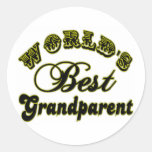 El mejor pegatina del abuelo del mundo