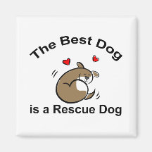 El mejor perro del rescate imán para frigorifico