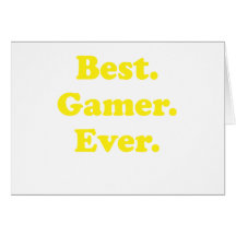 El mejor videojugador nunca tarjetas