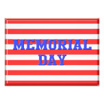 El Memorial Day invita al azul con las rayas rojas Comunicado Personal