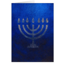 El Menorah Tarjeta