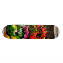 El mercado del granjero tabla de skate