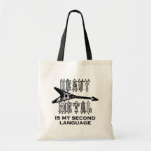 El metal pesado es mi segunda lengua bolsa