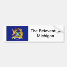 El Michigan reinventado Pegatina De Parachoque
