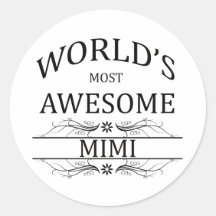 El Mimi más impresionante del mundo Etiquetas Redondas