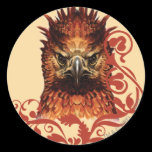 El mirar fijamente de Fawkes pegatinas