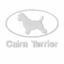 El mojón Terrier oval bordó la camisa (el polo)