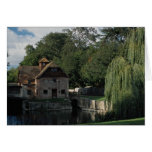 El molino de agua, Mapledurham, Oxford, Inglaterra Tarjeton