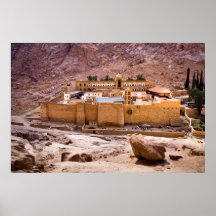 El monasterio de Catherine del santo Poster