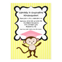 El Monkeying alrededor embroma la invitación de la