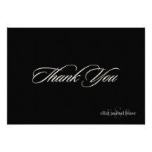 El monograma clásico de PixDezines le agradece las Invitacion Personalizada