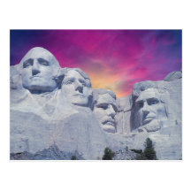 El monte Rushmore, presidentes de Dakota del Sur,  Postales