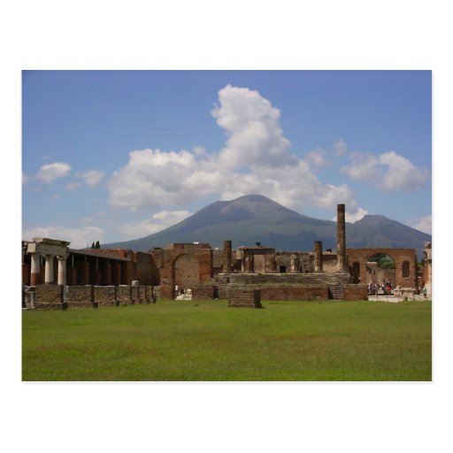 El monte Vesubio, Pompeya Postal