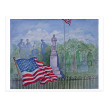 El monumento de la guerra civil en Wilton, Iowa Tarjeta Postal