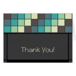 El mosaico maravilloso tejado le agradece Card_5 Tarjetas