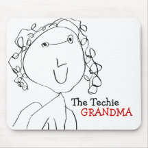 El mousepad de la abuela de Techie Tapete De Ratones