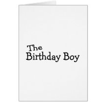 El muchacho del cumpleaños felicitación