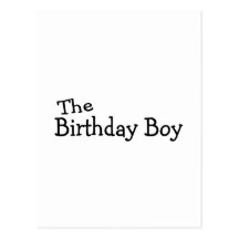 El muchacho del cumpleaños postales